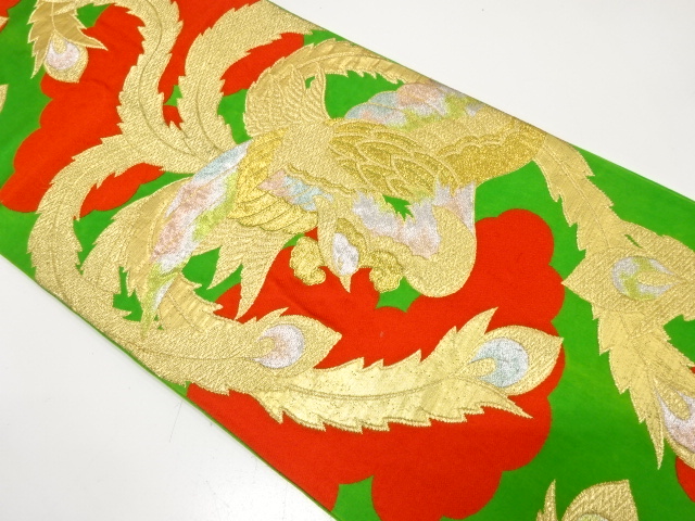 Japanese Kimono / Antique / Fukuro Obi Silk